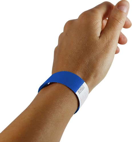 Polsband Combicraft Tyvek blauw 100st 100 Stuk-3