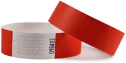 Polsband Combicraft Tyvek rood 100st 100 Stuk