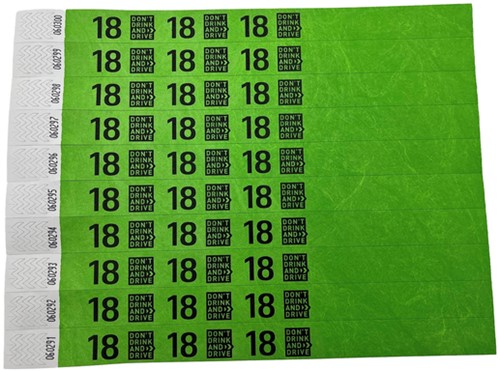 Polsband Combicraft dont drink and drive gn 100st 100 Stuk