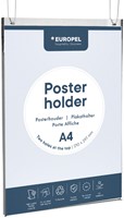 Posterhouder Europel A4 staand glashelder 1 Stuk