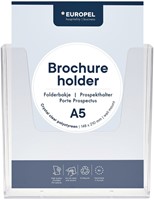 Folderhouder Europel wand A5 transparant 1 Stuk