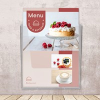 Folderhouder Europel wand A4 transparant 1 Stuk-3