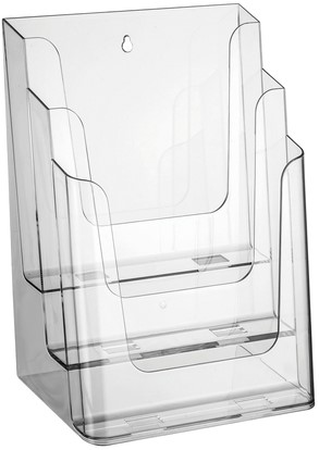 Folderhouder Europel 3 vaks A4 acryl 1 Stuk-2