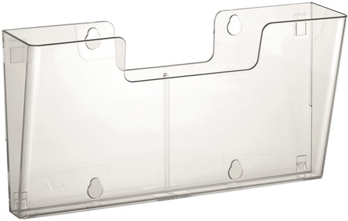 Folderhouder Europel A4 wand liggend koppelb acryl 4 Stuk-1