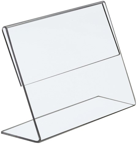 Kaarthouder Europel 90x60mm L-standaard acryl 1 Stuk-2