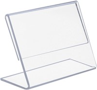 Kaarthouder Europel A7 L-standaard liggend acryl 1 Stuk-2