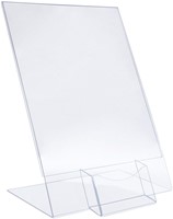 Kaarthouder Europel A4 L-standaard staand acryl 1 Stuk-2
