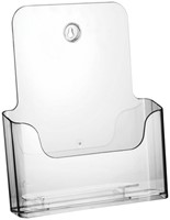 Folderhouder Europel A4 tafel/wand 41mm acryl 1 Stuk-2