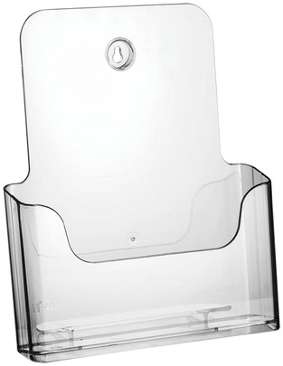 Folderhouder Europel A4 tafel/wand 41mm acryl 1 Stuk-2