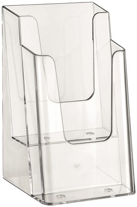 Folderhouder Europel 2 vaks 1/3 A4 transparant 1 Stuk-2