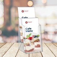 Folderhouder Europel 2 vaks 1/3 A4 transparant 1 Stuk-3