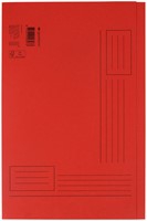 Vouwmap Quantore fo ongelijke zijde 250gr rood 1 Stuk