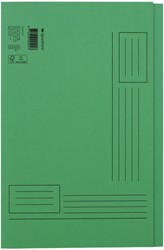 Vouwmap Quantore fo ongelijke zijde 250gr groen 1 Stuk