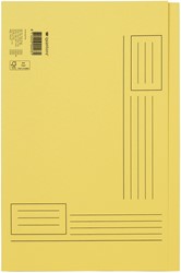 Vouwmap Quantore fo ongelijke zijde 250gr geel 1 Stuk