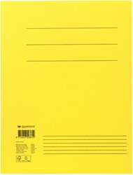 Dossiermap Quantore A4 300gr geel 1 Stuk