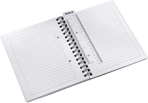 Notitieboek Leitz WOW A5 spiraal 160pg lijn roze 1 Stuk-2