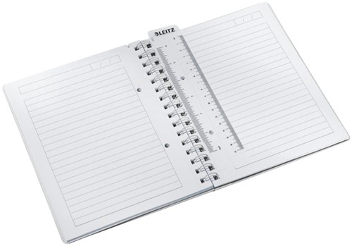Notitieboek Leitz WOW A5 spiraal PP lijn blauw 1 Stuk-8