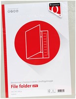 Dossiermap Quantore A4 300gr grijs 1 Stuk-2