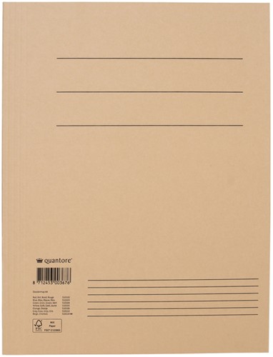 Dossiermap Quantore A4 250gr chamois 1 Stuk
