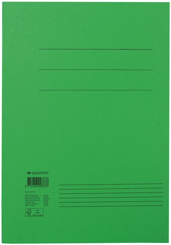 Dossiermap Quantore Fo 250gr groen 1 Stuk