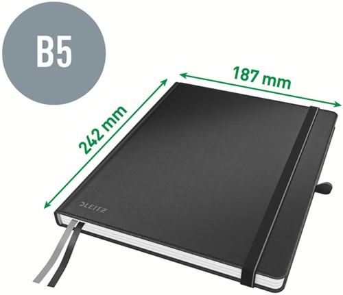 Notitieboek Leitz Complete 187x242 160blz lijn zw 1 Stuk-3