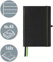 Notitieboek Leitz Complete A5 160blz 100gr lijn zw 1 Stuk-2