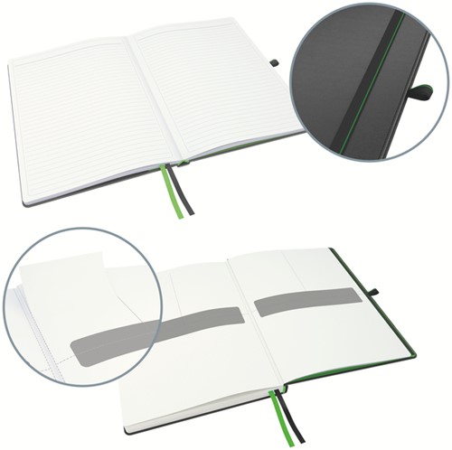 Notitieboek Leitz Complete A5 lijn 160 pagina's 100gr zwart-1