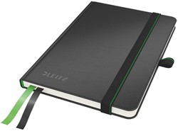 Notitieboek Leitz Complete A6 lijn 160 pagina's 100gr zwart