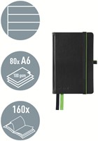Notitieboek Leitz Complete hardcover A6 lijn zwart 1 Stuk-2