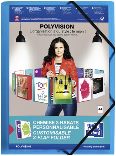 Elastomap Oxford Polyvision A4 incl insteektas bl 1 Stuk