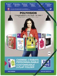 Elastomap Oxford Polyvision A4 incl insteektas gn 1 Stuk