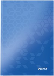 Notitieboek Leitz WOW A5 160blz 90gr lijn blauw 1 Stuk
