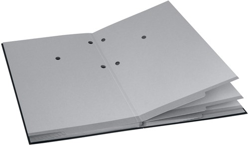 Vloeiboek Esselte karton 20tabs zwart 1 Stuk-5