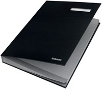Vloeiboek Esselte karton 20tabs zwart 1 Stuk-6
