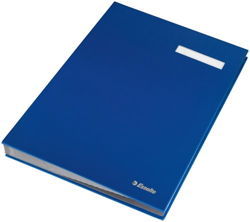 Vloeiboek Esselte karton 20tabs blauw 1 Stuk-3
