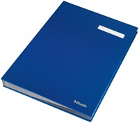 Vloeiboek Esselte karton 20tabs blauw 1 Stuk-6