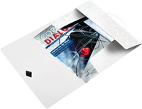 Elastomap Leitz WOW A4 3 klep PP wit 1 Stuk-2