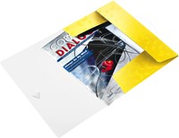 Elastomap Leitz WOW A4 3 klep PP geel 1 Stuk-2