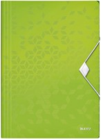 Elastomap Leitz WOW A4 3 klep PP groen 1 Stuk