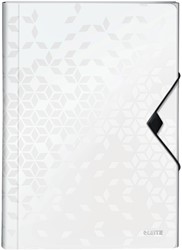 Sorteermap Leitz WOW A4 6vaks PP wit 1 Stuk