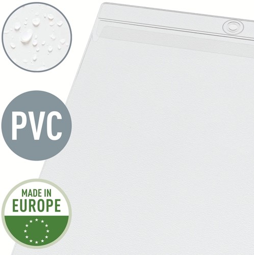 U-map met ophangoog Leitz Premium PVC A5 50st 50 Stuk-10