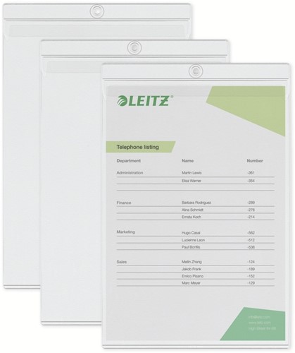 U-map met ophangoog Leitz Premium PVC A4 50st 50 Stuk-8