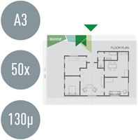 Showtas Leitz Premium PP A3 landscape transparant 50 Stuk-7