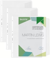Showtas Leitz Premium met klep PP A4 transparant 50 Stuk-3