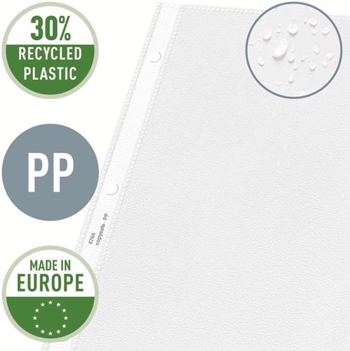 Showtas Leitz Premium met klep PP A4 transparant 50 Stuk-5