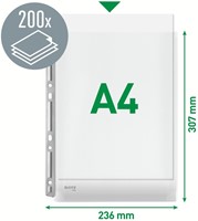 Harmonica showtas Leitz metalen perforatie A4 3 Stuk-6