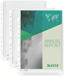 Harmonica showtas Leitz perforatie  A4 glashelder 5 Stuk