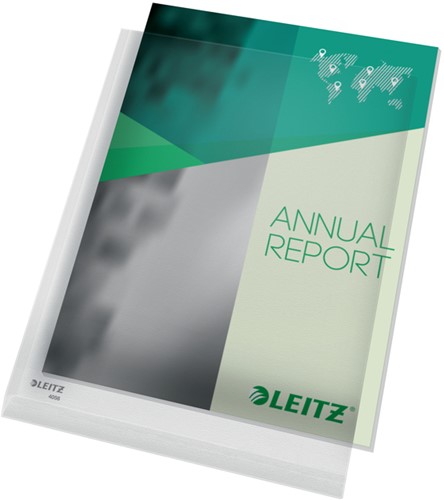 L-map Leitz premium A4 0.17mm PVC exp vouw 5st 5 Stuk-1