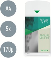 Harmonica showtas Leitz Premium met klep PVC A4 5 Stuk-9