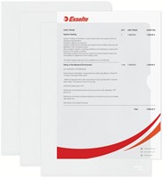 Insteekmap L-model Esselte standaard copy safe PP A4 transparant 100 stuks-9